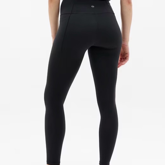 Athleta Black Transcend Stash High Rise Tights Legging Women’s Size XL #533673 - Picture 2 of 12